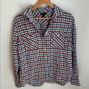 Womens flannel button down